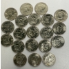 Image 4 : Sleeve of 20 Eisenhower Dollars-1972, 1974, 1976, 1977 and 1978; FV $20
