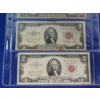 Image 3 : Lot of (4) United States Red Seal $2 Notes: 1928-G, x2 1953, 1963