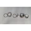 Image 4 : Assorted Sterling Silver Rings & Earring Set - Total Weight: 25.4g