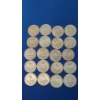 Image 5 : Assorted Years 90% Silver Washington Head Quarters- Face Value: $5.00