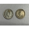Image 1 : Canadian 80% Silver Coins - Georgivs VI DEI Gratia Rex 10 Cent piece 1952