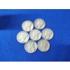 Image 4 : x63 Assorted 1940's Silver Mercury Dimes in Tube - FV: $6.30