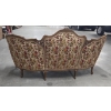 Image 4 : Fabulous MCM Floral And Wood 6' 2'' x 32'' x 38.5'' Sofa 