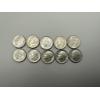 Image 1 : Uncirculated Condition 1946 Silver Roosevelt Dimes - 90% Silver, 1.00 $Face Value