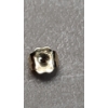 Image 6 : (2) Pairs Of 14K Gold Stud Earrings -Heart Shaped Pink Cubic Zirconia Earrings & Open Setting - 1.8g