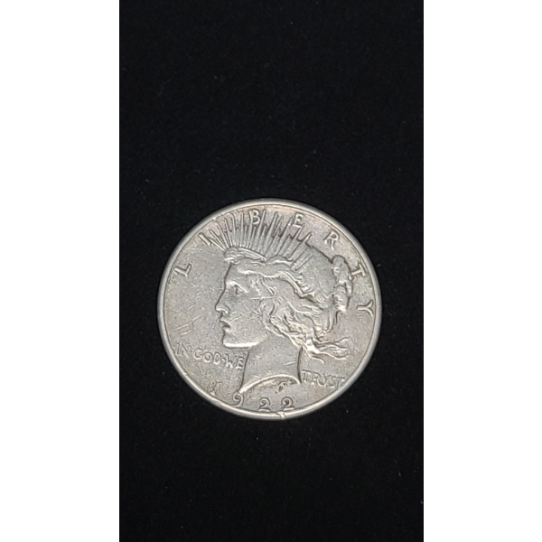 1922-S United States Silver Peace Dollar - Nice Coin!