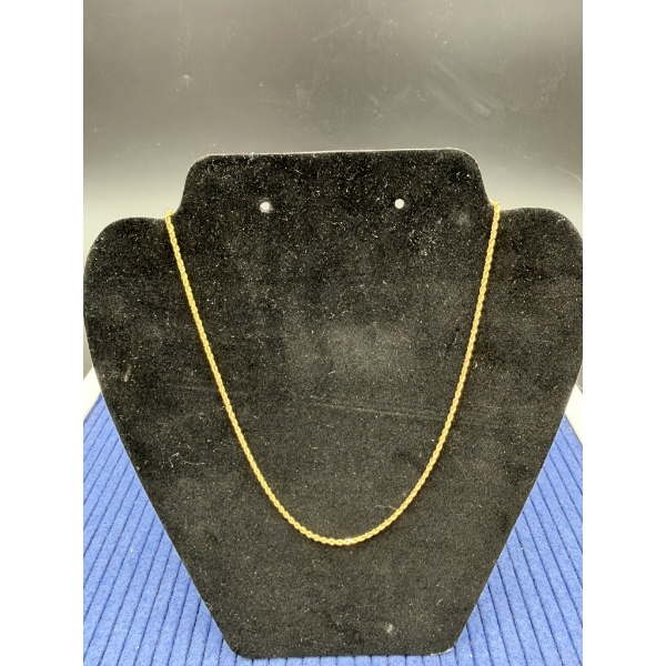 14k Yellow Gold Rope Chain - 6.0 grams