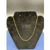 Image 1 : 14k Yellow Gold Rope Chain - 6.0 grams