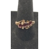 Image 1 : Vintage Women's 10K Yellow Gold Ring With Garnet - Size 8 - Weight: 2.8g