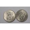 Image 2 : (2) 1964 United States 90% Silver Kennedy Half Dollars- AU Condition - Face Value: $1.00