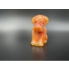 Image 8 : Degenhart Dogs - Tangerine - Adorable Uranium Glass Dog Figurine - ~2.5 inches 
