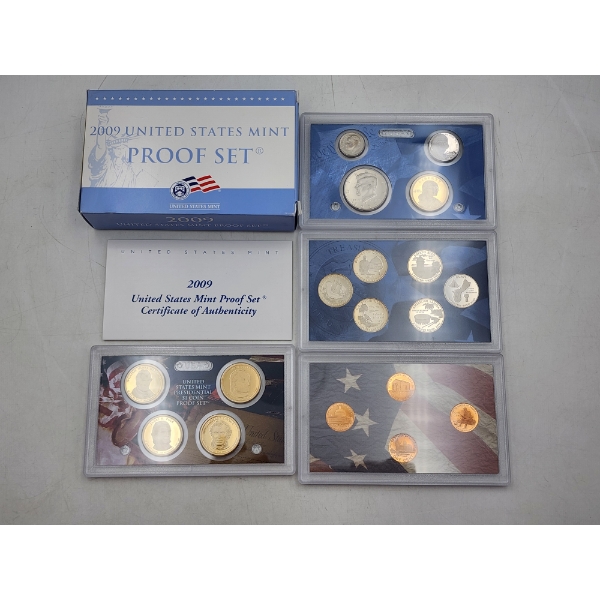 2009 U.S. Mint Proof Set - With Original Box & CoA