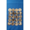 Image 4 : Tube Of (20) 1 ADVP Ounce .999 Fine Copper Rounds With Assorted Motifs