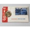 Image 1 : 1973 Bicentennial First Day Cover Commemorative Medal and Stamp