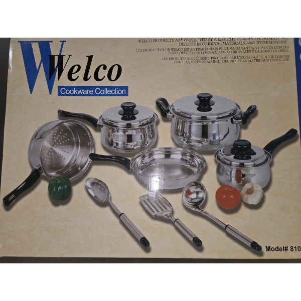 Welco Cookware Set New In Box!