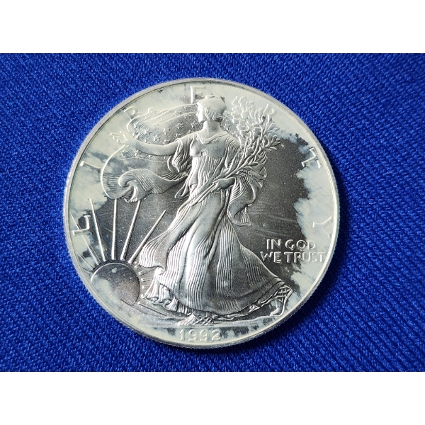 1992 American Silver Eagle - 1 oz .999 Fine Silver Coin