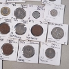 Image 9 : Large Lot of over 40 Assorted World Coins: Haiti, Great Britain, Greece, Germany