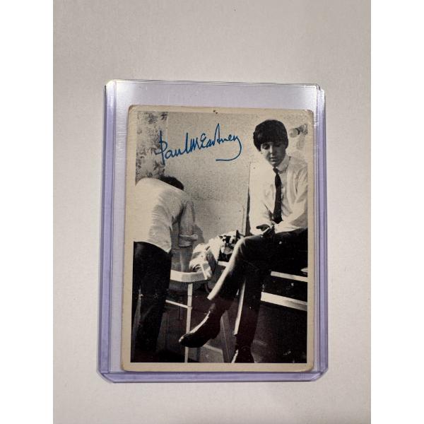 1964 Topps Beatles Paul McCartney Trading Card In Protective Holder - Great Card