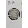 Image 5 : Assorted Years/Mint Marks U.S Barber 90% Silver Dimes - 1907-O, 1909, 1912-D, 1914, 1916 - FV: $0.50
