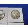 Image 3 : 4 Walking Liberty Silver Half Dollars Years: 1943, 1942-S, 1941, 1943 FV: $2.00