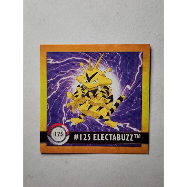 Vintage 1998 Artbox #125 Electabuzz Trading Card Sticker ~ NM Condition!