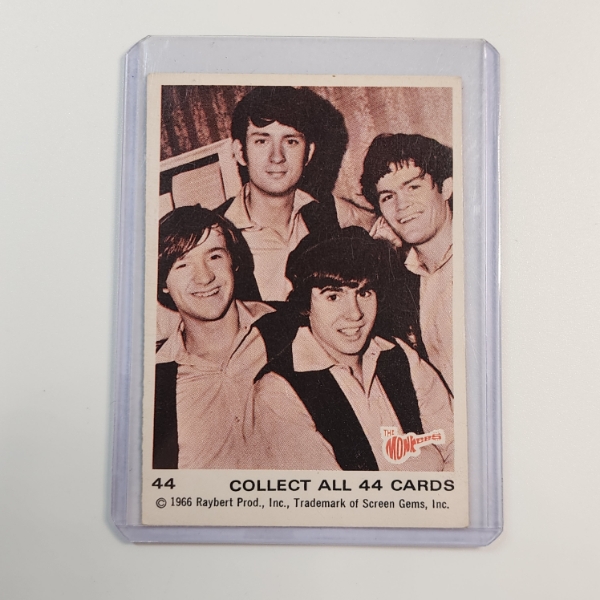 1966 The Monkees Card #44 from Set by Raybert Productions and Screen Games 