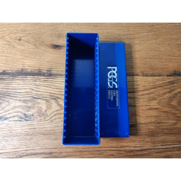 PCGS Plastic Graded Coin Storage Box - Holds 20 Slabs