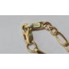 Image 6 : 10K Yellow Gold Figaro 24" Link Chain Necklace - Weight: 2.7g