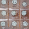 Image 6 : $4.00 Face Value in Assorted 90% Silver United States Washington Head Quarters in Binder Page