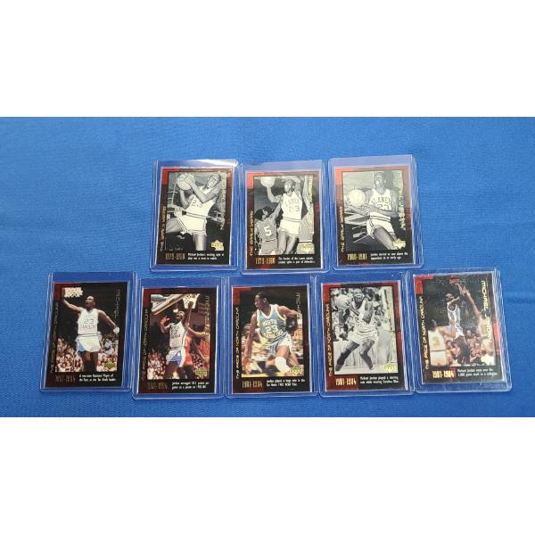 8-1999 Upper Deck Michael Jordan "The Early Years" & "The Pride Of North Carolina" Basketball Cards