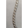 Image 3 : Sterling Silver 20" Twisted Rope Necklace - Weight: 15.8g