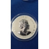 Image 2 : 2017 Isle Of Man 1 0z .999 Fine Silver "Angel" High Relief Proof Coin 
