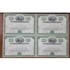 Image 1 : Lot of Four 1960's Pan American Sulphur Company 100 Shares Stock Certificates 
