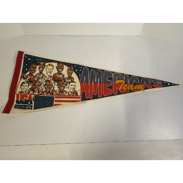 USA Basketball America's Team Banner - Includes Michael Jordan 