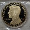 Image 3 : The Legacy of John F. Kennedy 24k Gold-Plated Commemorative Medal