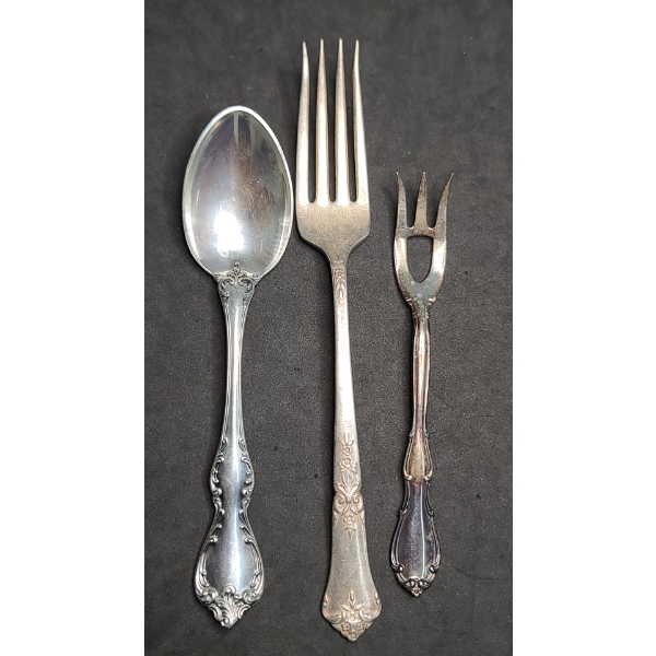 (3) Pcs Of Sterling Silverware - Total Weight: 101.4g