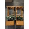 Image 3 : Solid Wood Wall Hanging Lighted Decor 8.5''x23'' 