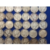 Image 5 : x31 Assorted Year Silver Dimes:  Roosevelt, Mercury, & (1) Barber FV: $3.10