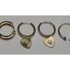 Image 5 : Collection Of Assorted Gold-Tone STERLING Silver Earring Sets/Rings- Total Weight: 26.0g