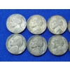 Image 2 : x10 Assorted Years Jefferson Wartime Nickels FV: $0.50