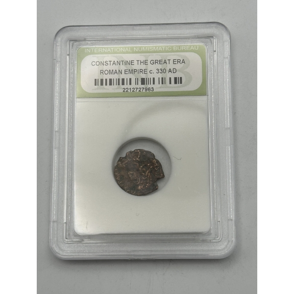 Ancient Coin - Roman Empire, Constantine Era - INB Holder - Excellent Example
