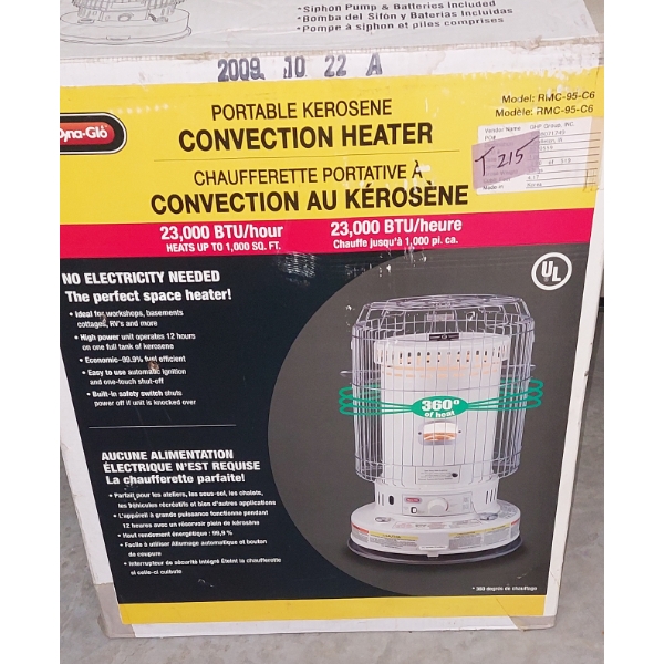 Kerosene Heater As shown - Working