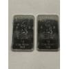 Image 1 : 2 - RARE Osborne Mint .999 Fine Silver 1 Gram Bars - Mint Condition
