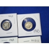Image 4 : x26 Assorted Mint Marks 1943 Higher-Grade Silver Mercury Dimes FV: $2.60