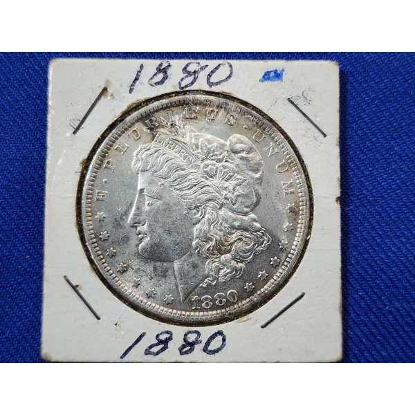 1880 90% Silver Morgan Dollar 