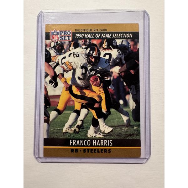 1990 Pro Set Franco Harris Steelers Hall of Fame Football Card - Mint Condition