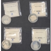 Image 1 : (4) Assorted American Mint History of America/The First Ladies Of The USA Commemorative Coins 