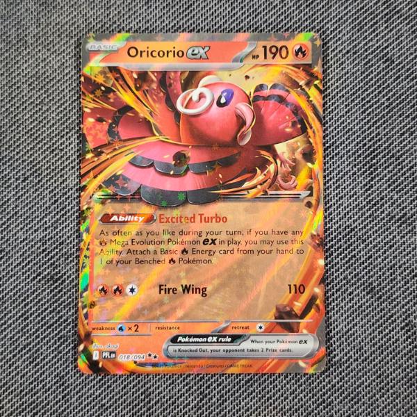 Oricorio EX 018/094 Holo Rare Pokemon Trading Card