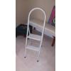 Image 1 : Folding Closet 2 Step Metal In Home Ladder - Step Stool - As Pictured  Excelent