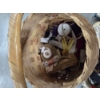 Image 11 : Vintage Collectables Including Oak Wall Telephone, 2 Handmade Step Stools And Sewing Basket
